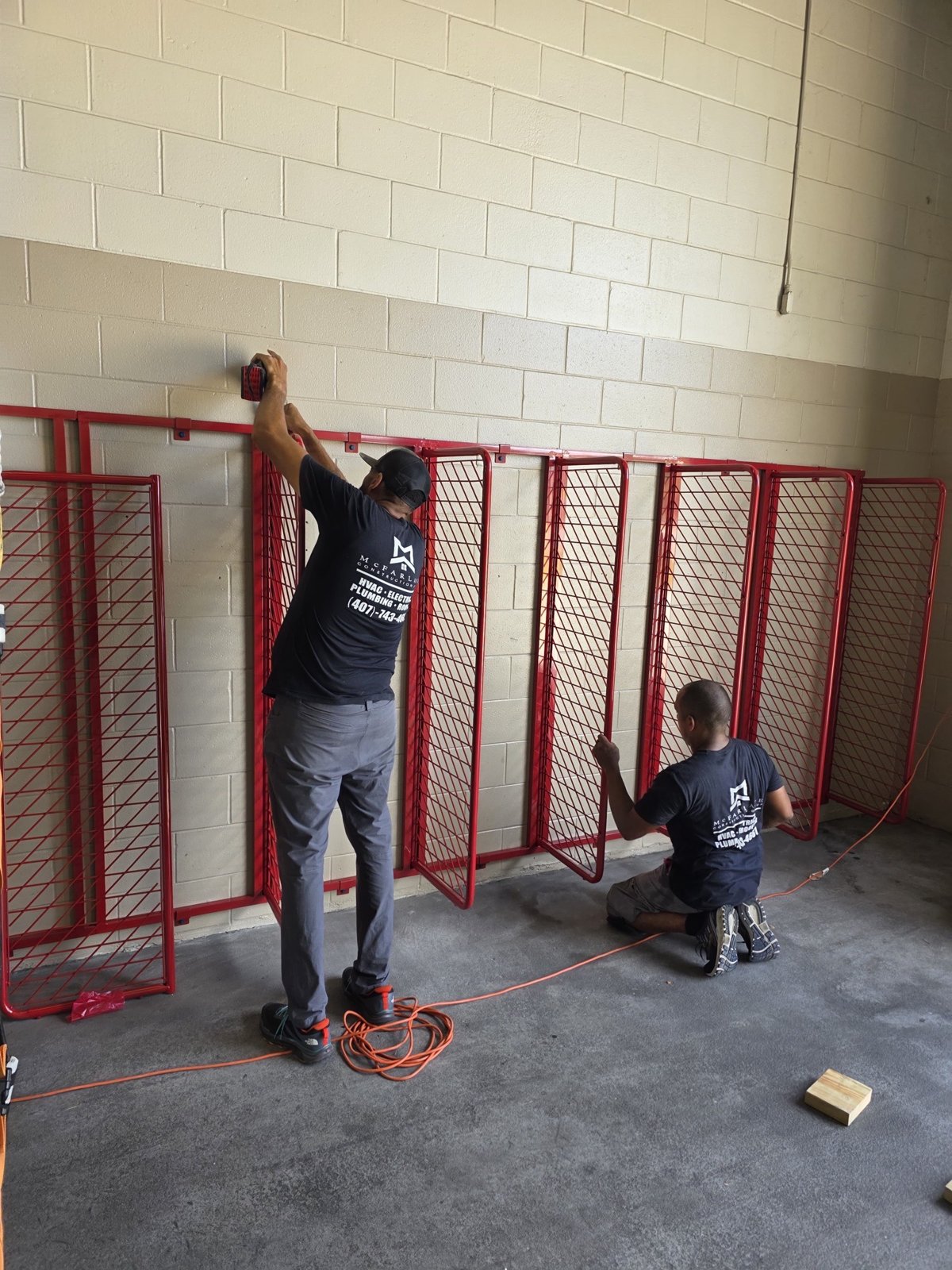 Fire Station Gear Storage by The McFarlane Construction Group